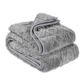 Weighted Blanket 20lb 60 x 80 in Queen Size Sherpa Fleece Heavy Blanket