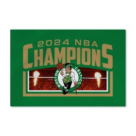 NBA Champs Celtics Gold Rise Washable Rug