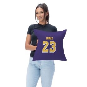 Los Angeles Lakers NBA Lebron James Throw Pillow 18 x 18 inches